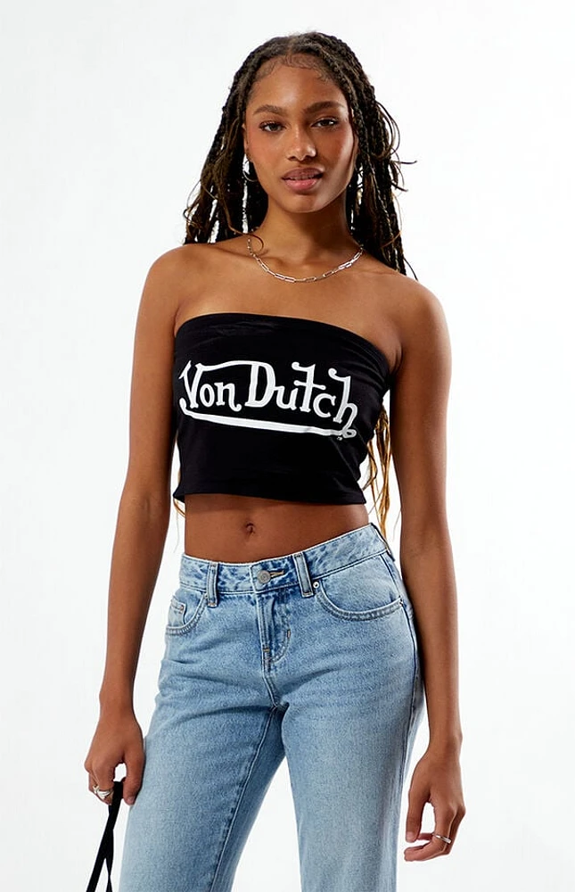 Von Dutch Logo Tube Top