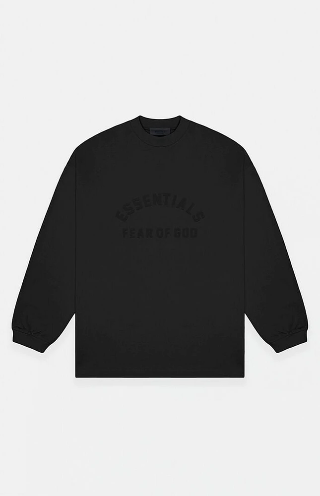 Fear of God Essentials Black Heavy Long Sleeve T-Shirt