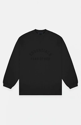 Fear of God Essentials Black Heavy Long Sleeve T-Shirt