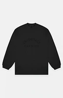 Fear of God Essentials Black Heavy Long Sleeve T-Shirt