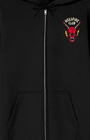 Stranger Things Hawkins Hellfire Club Zip Up Hoodie