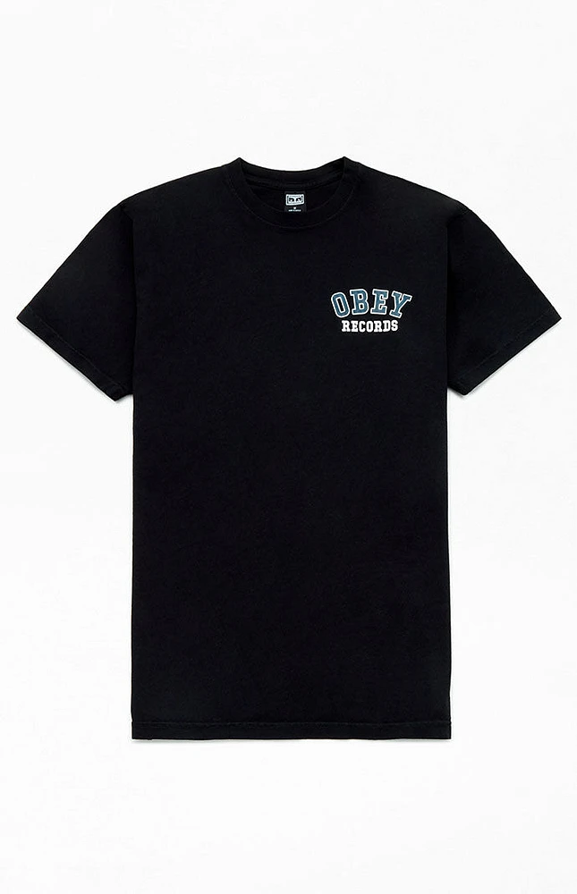 Obey Records Heavyweight T-Shirt