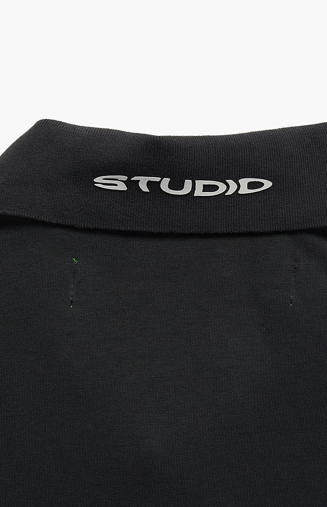 Studio by Supervsn Black Sand Polo Shirt
