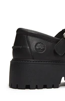 Timberland Women's Black Stone Street Buckle Mary Jane Shoes