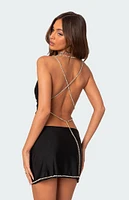 Edikted Mariah Strappy Rhinestone Top