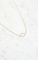 John Galt Circle Charm Necklace