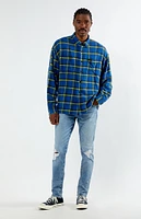 Wrangler x PacSun Long Sleeve Classic Flannel Shirt