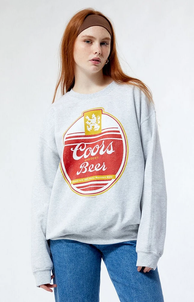 Junk Food Coors Beer Crew Neck Sweatshirt