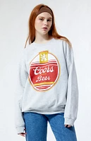 Junk Food Coors Beer Crew Neck Sweatshirt