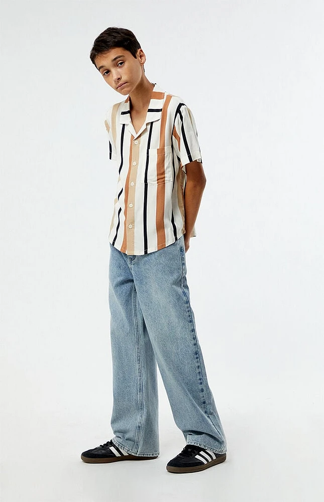 PacSun Kids Light Indigo Baggy Jeans