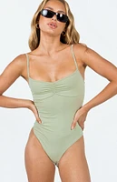 Princess Polly Khaki Linden Bodysuit