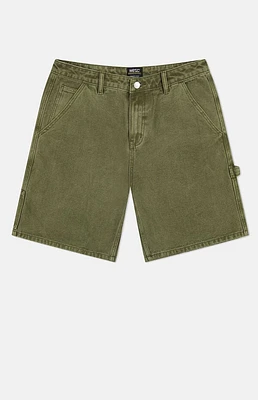 WeSC America Inc Olive Carpenter Baggy Shorts