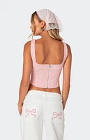 Edikted Ballet Baby Lace Up Corset