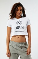 Puma BMW Motorsport Vintage Cropped T-Shirt