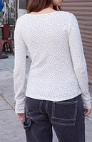 John Galt Bridgitte Long Sleeve Top