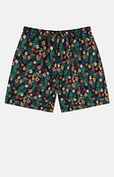 WeSC America Inc Zack Monstera Flowers 5" Swim Trunks