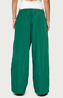 Edikted Petite Fauna Nylon Track Pants