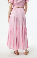 Billabong Sol Tiered Maxi Skirt