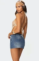 Edikted Syd Backless Crochet Top
