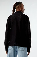 PacSun Lace Long Sleeve Shirt