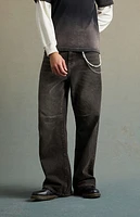 RARE DNM EDIT Black Chain Extreme Baggy Jeans