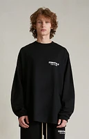 Fear of God Essentials Black Long Sleeve T-Shirt