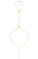 Ettika Scallop Shell & Crystal Body Chain