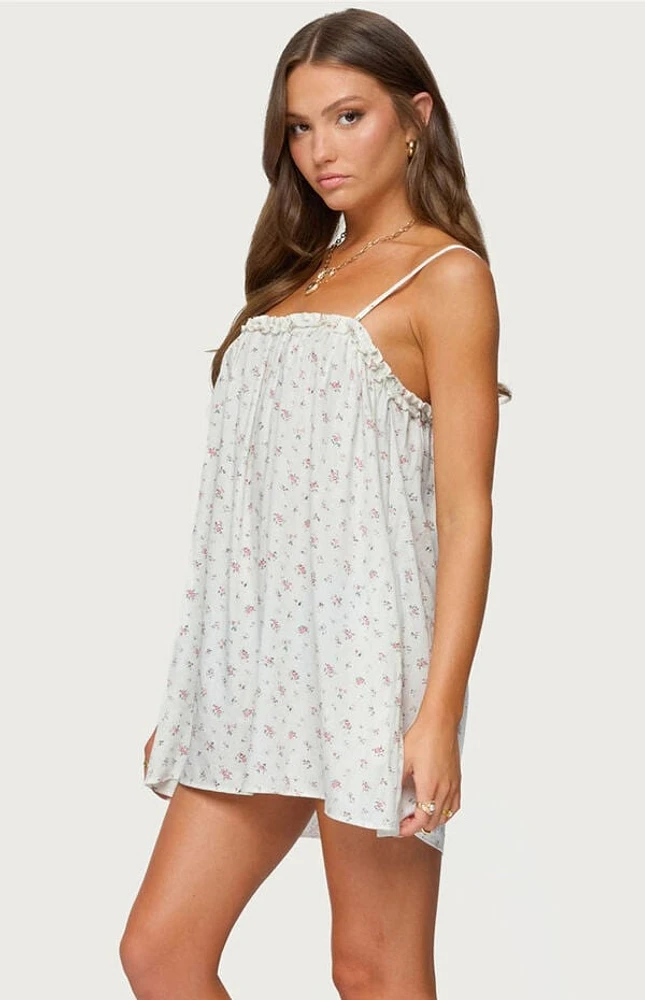 Edikted Patti Floral Mini Dress