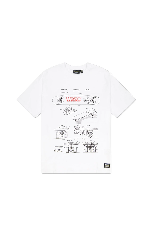 WeSC America Inc Mason Skateboard Diagram T-Shirt