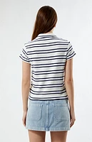 Obey Sol Striped Polo Shirt