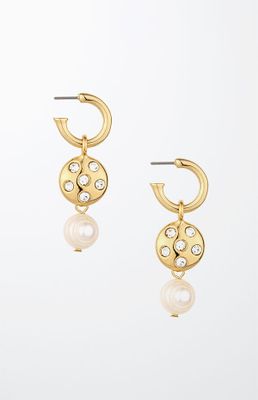 Mini Pearl & Crystal Earrings