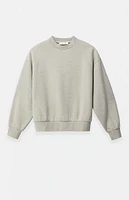 Fear of God Essentials Heather Stone Classic Fleece Crew Neck Sweatshirt