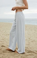 John Galt Blue Striped Anastasia Sweatpants