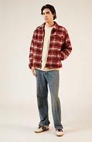 PacSun Brushed Plaid Jacket