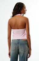 Von Dutch Logo Halter Top