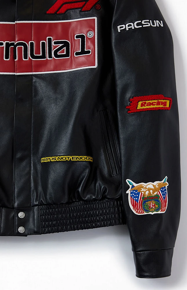 Jeff Hamilton x Formula 1 PacSun Full Leather Racing Jacket