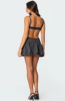 Edikted Backless Bubble Skirt Mini Dress