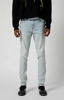 PacSun Stretch Light Indigo Stacked Skinny Jeans