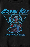 Kids Cobra Kai Never Dies Crew Neck Sweatshirt