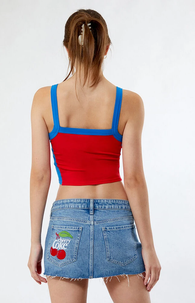 Coca Cola By PacSun Cherry Coke Colorblock Tank Top