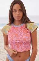 Roxy Tapestry Patchwork Swim top