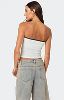 Edikted Built Bra Waffle Tube Top