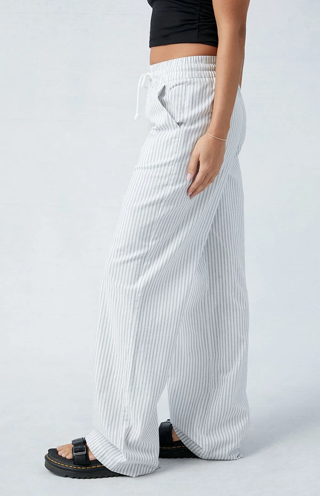 Striped Pull-On Pants