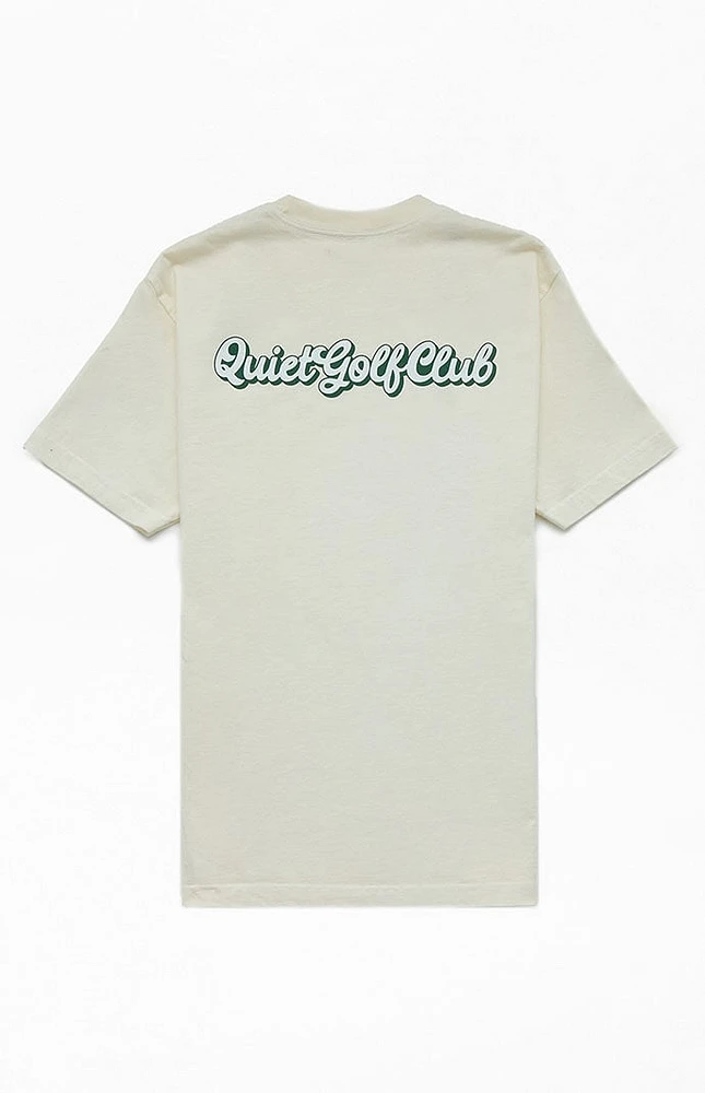 QUIET GOLF Cursive T-Shirt