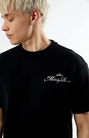 Pacsun Black Melody Waffle Knit T-Shirt