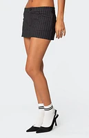 Edikted Tiffany Pinstripe Mini Skort