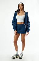 Pacsun Bowtie Sweat Mini Skirt
