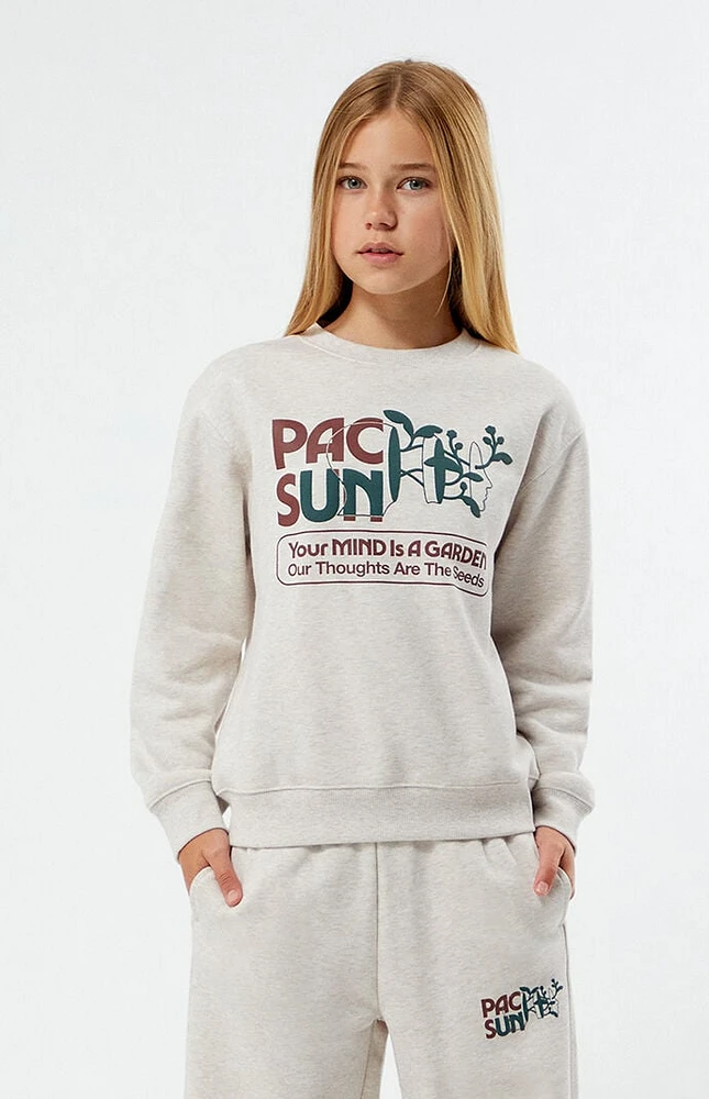 PacSun Kids Garden Crew Neck Sweatshirt