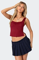 Edikted Marigold Side Slit Top