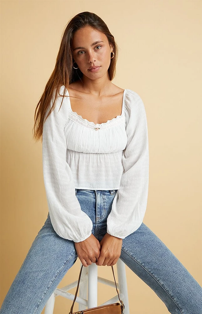 Beverly and Beck Lily Long Sleeve Top